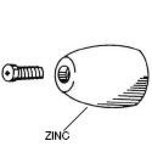 NEW CAMP ZINC 3/8 PLUG 1/2 X 2 ZINC COMPLETE CAM E1C
