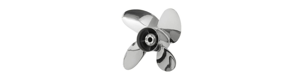 LFS4 4 Blade Suzuki V6 Stainless Propellers