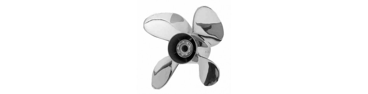 TRO4 4 Blade Trophy Style Stainless Propellers