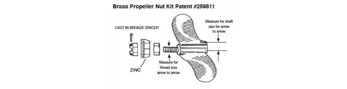 Propeller Nut & Zincs Patent #259811