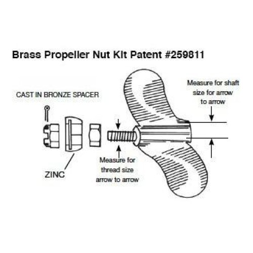 Propeller Nut & Zincs Patent #259811