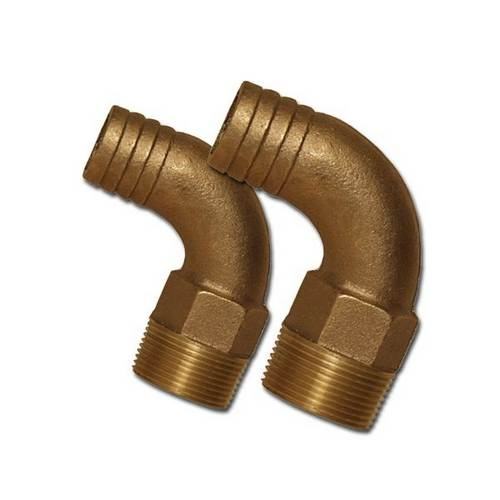 Bronze Pipe to Hose Elbow Adapter 90 Degrees 00HN75E