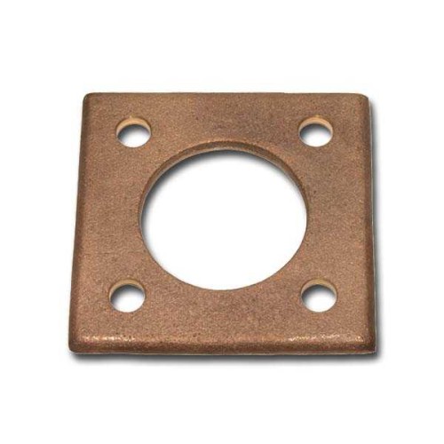 Square Bronze Rudder Port Backing Plates